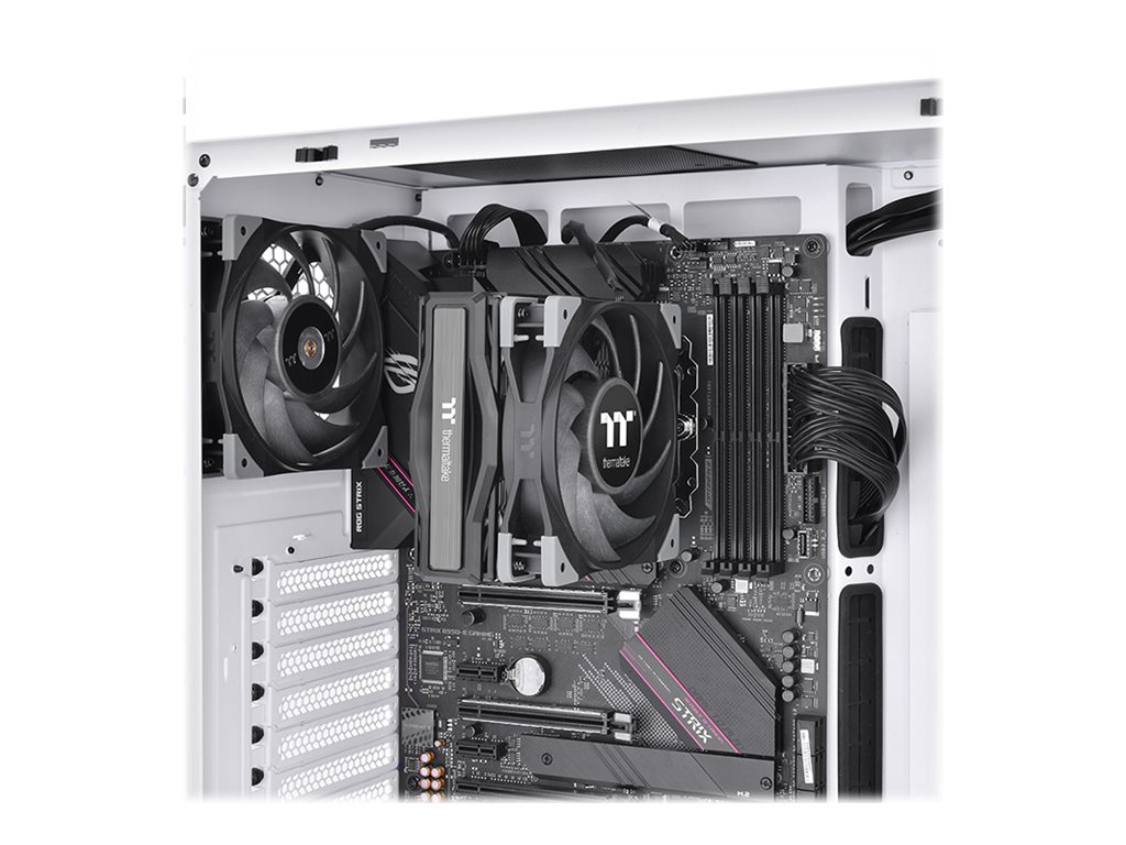Thermaltake TOUGHAIR 310 Processor-køler 1-pack Sort Sølv 120 mm