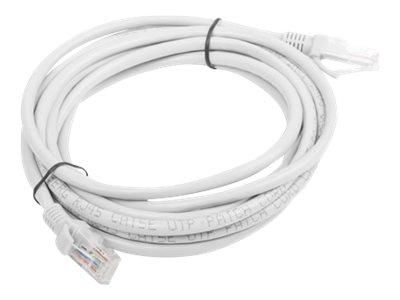 Lanberg CAT 5e Ikke afskærmet parsnoet (UTP) 3m Patchkabel Grey RAL 7035