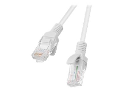 Lanberg CAT 5e Ikke afskærmet parsnoet (UTP) 1m Patchkabel Grey RAL 7035