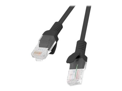 Lanberg CAT 5e Ikke afskærmet parsnoet (UTP) 25cm Patchkabel Sort RAL 9004