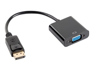 Lanberg Videoadapter 20cm Sort