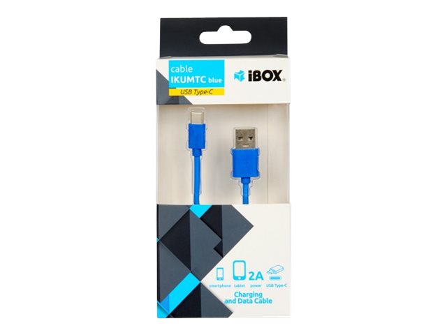 iBOX USB Type-C kabel 1m Blå