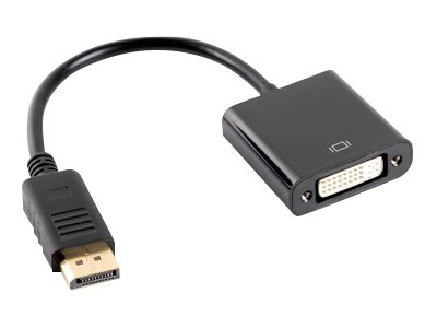 Lanberg Videoadapter 10cm Sort