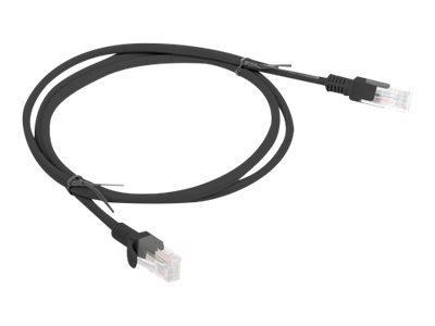 Lanberg CAT 5e Ikke afskærmet parsnoet (UTP) 1m Patchkabel Sort RAL 9004