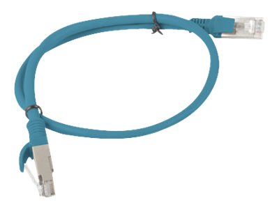 Lanberg CAT 6 Ikke afskærmet parsnoet (UTP) 50cm Patchkabel Blå RAL 5012