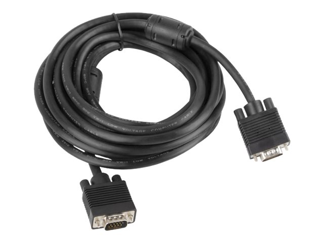 Lanberg VGA-kabel 5m Sort