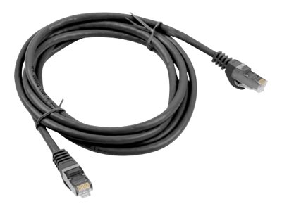 Lanberg CAT 6 Kabel med folie og kobberfletning (FTP) 2m Patchkabel Sort RAL 9004