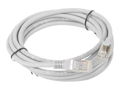 Lanberg CAT 5e Foldet uskærmet snoet par (F/UTP) 3m Patchkabel Grey RAL 7035