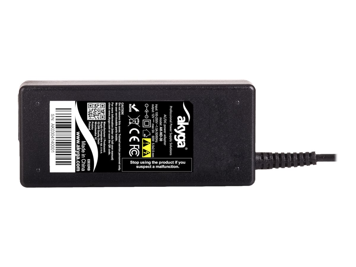 Akyga Dedicated Series 60Watt Strømforsyningsadapter