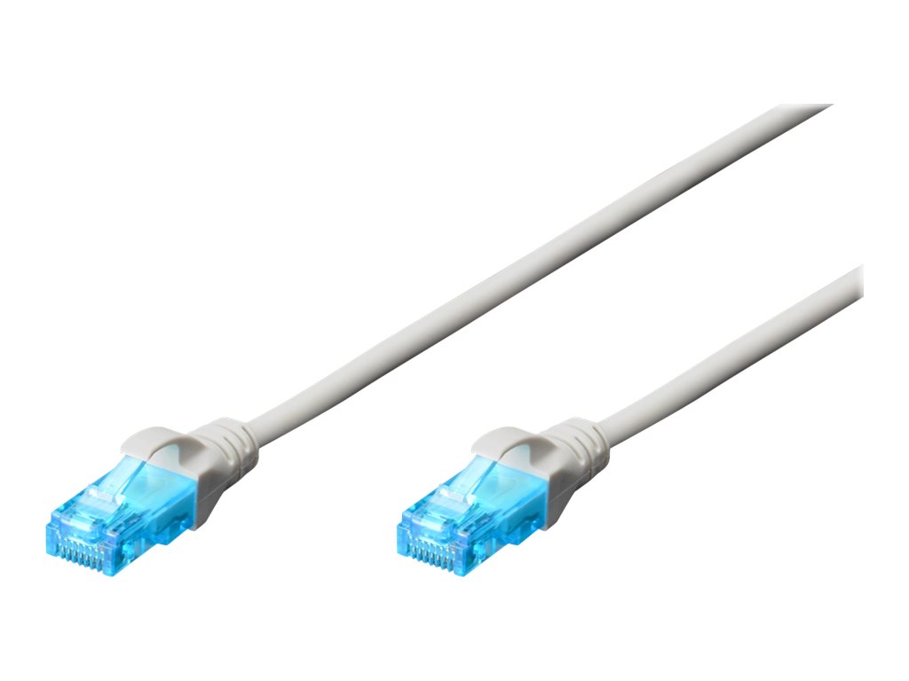 DIGITUS CAT 5e Ikke afskærmet parsnoet (UTP) 25cm Patchkabel Hvid