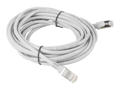 Lanberg CAT 5e Kabel med folie og kobberfletning (FTP) 5m Patchkabel Grey RAL 7035