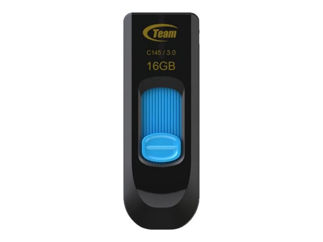 Team USB Disk C145 16GB USB 3.0 Sort Blå