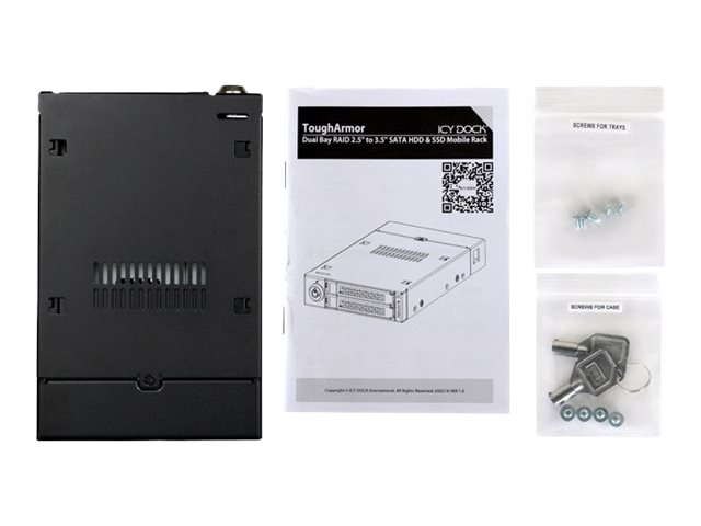 ICY Dock ToughArmor Hus til lagringsenhed 2.5 Sort