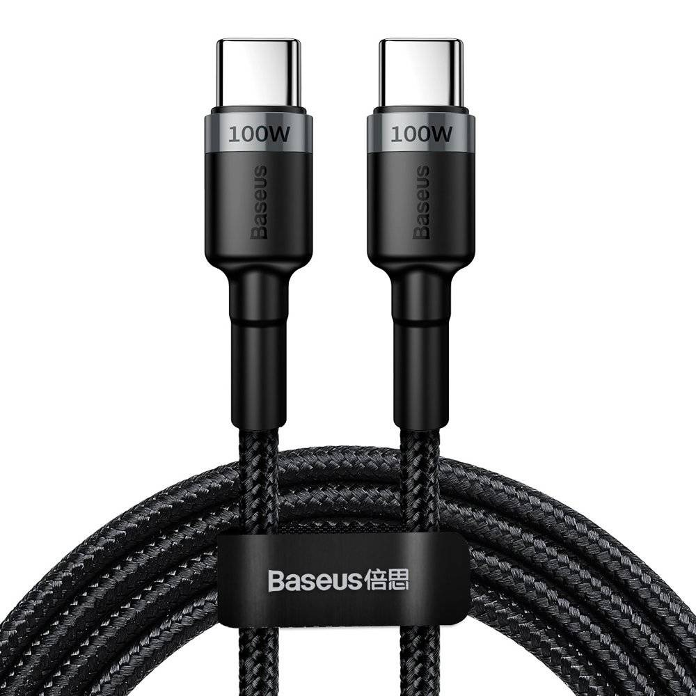 Baseus Cafule USB-C til USB-C kabel 100W 2m grå/sort