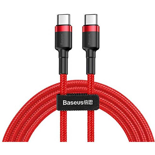 Baseus Cafule USB-kabel 2 m USB C Sort, Rød