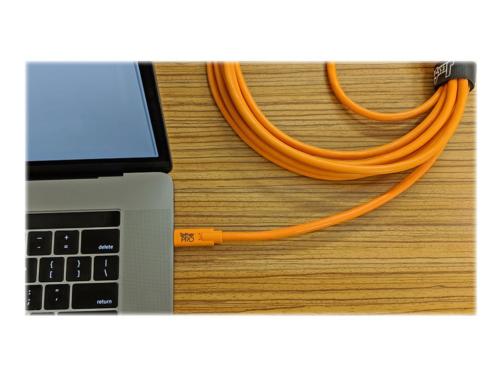 Tether Tools TetherPro USB 2.0 USB Type-C kabel 4.6m Orange