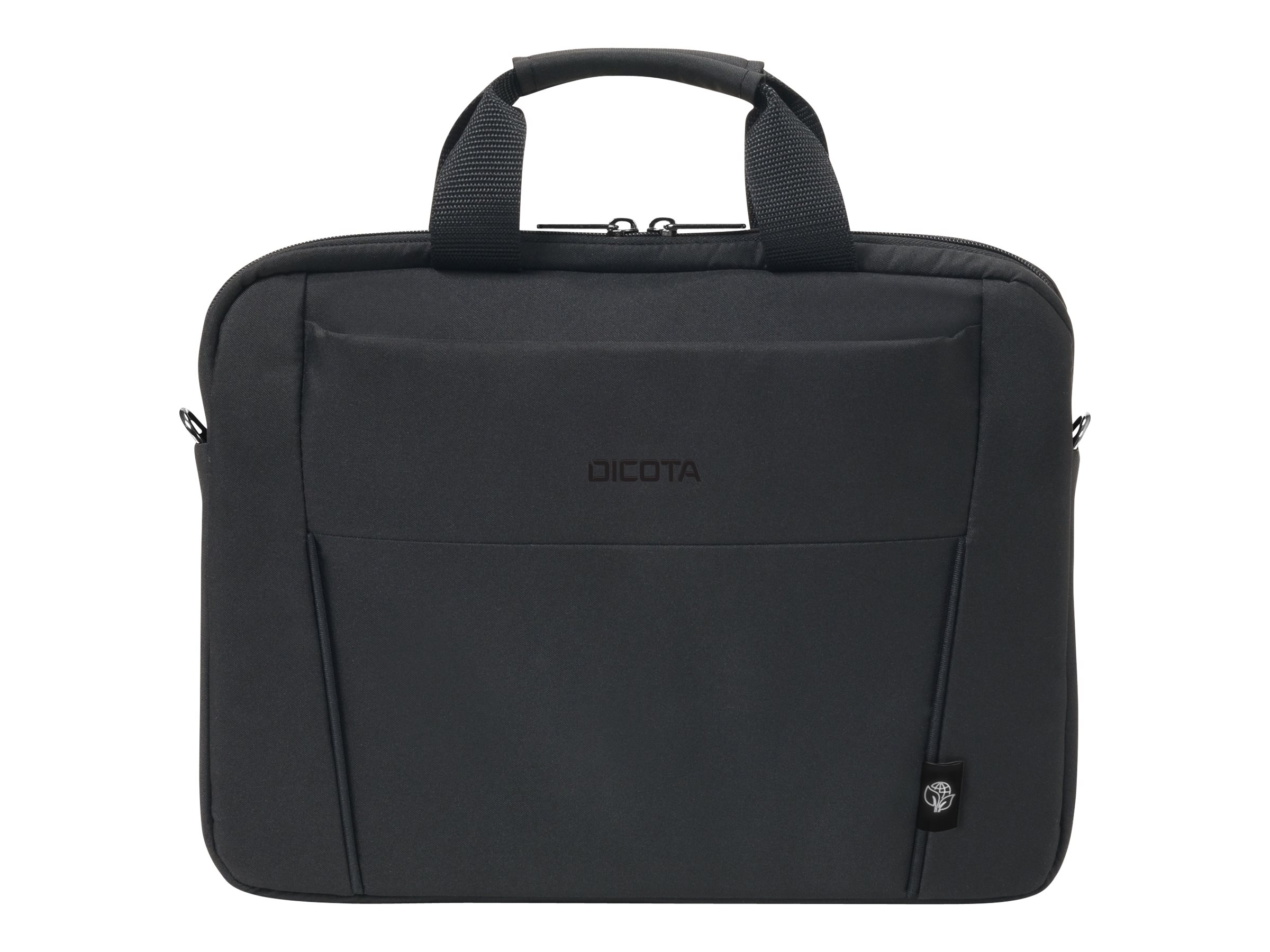 DICOTA Eco Slim Case Bæretaske 14.1 Metal 300D RPET polyester Sort