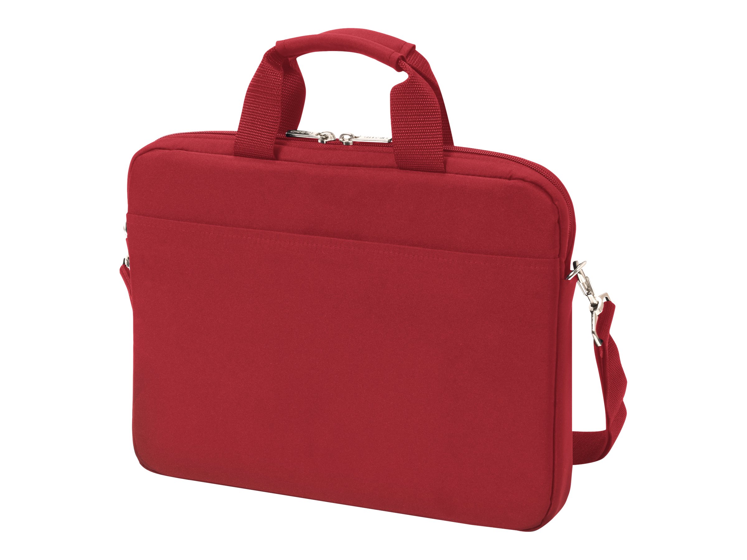 DICOTA Eco Slim Case Bæretaske 14.1 Metal 300D RPET polyester Rød