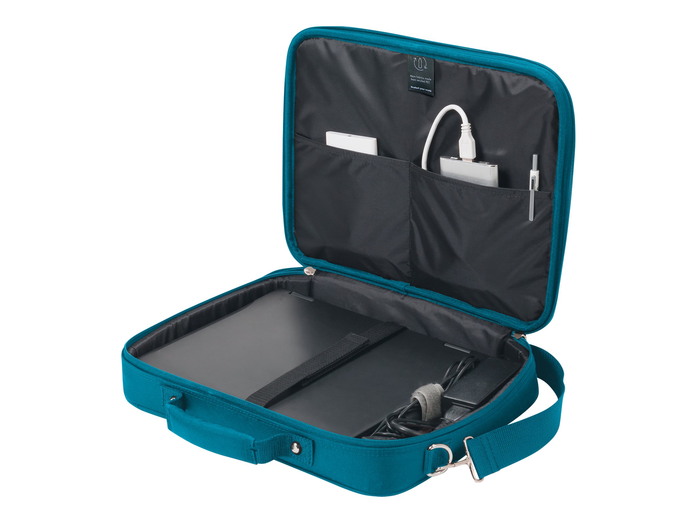 DICOTA Eco Multi Bæretaske 15.6 Metal 300D RPET polyester Blå