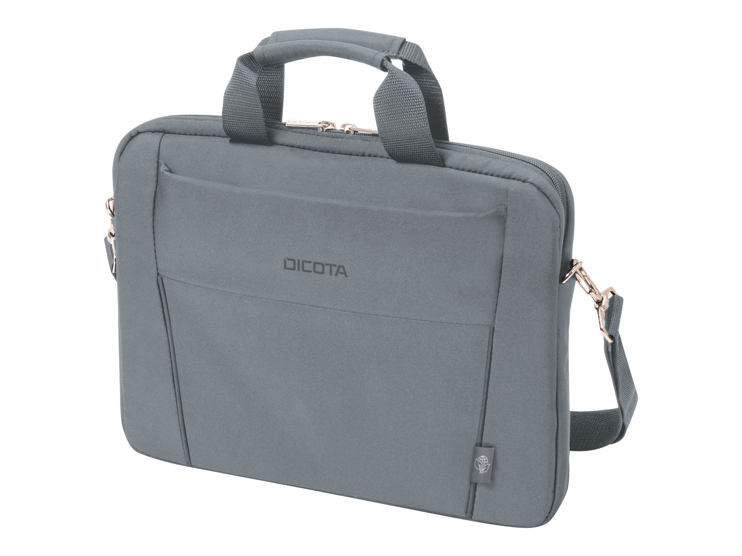 DICOTA Eco Bæretaske 14.1 Metal 300D RPET polyester Grå