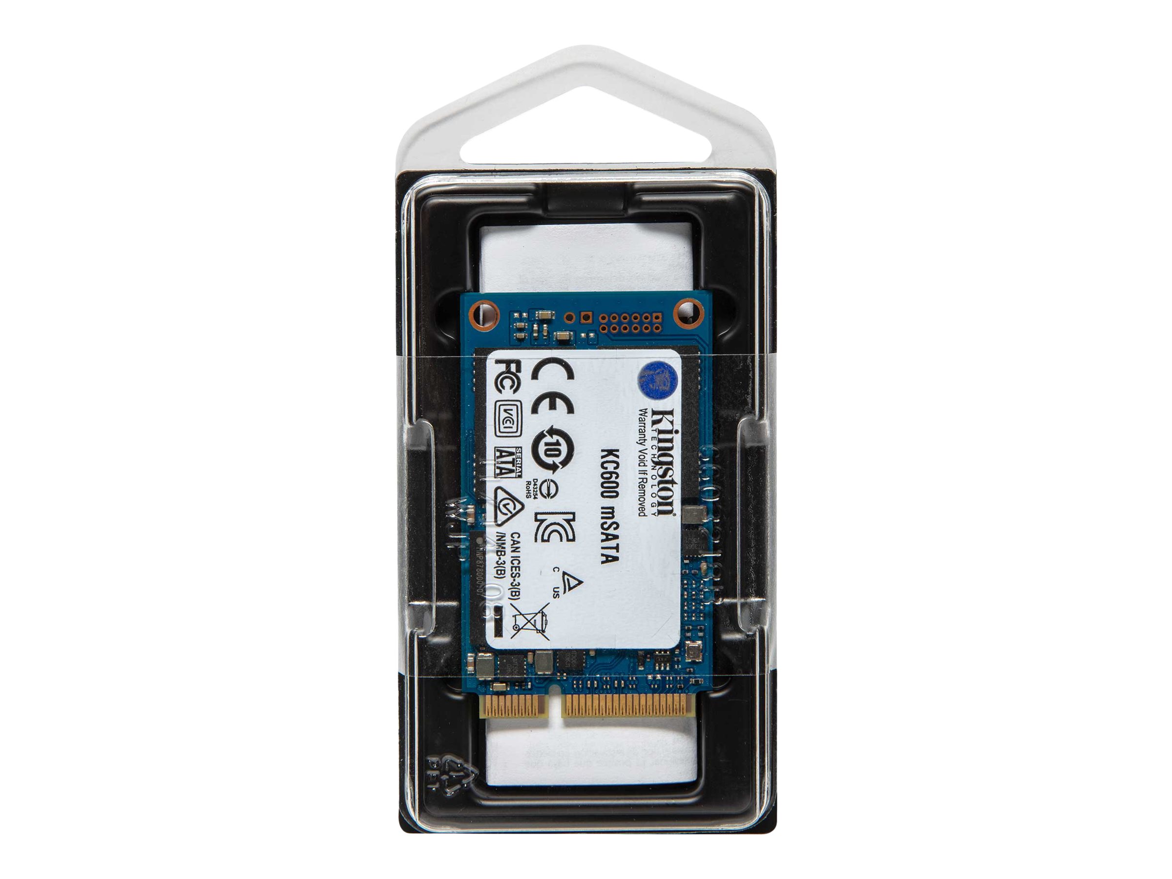 Kingston SSD KC600 1024GB mSATA SATA-600