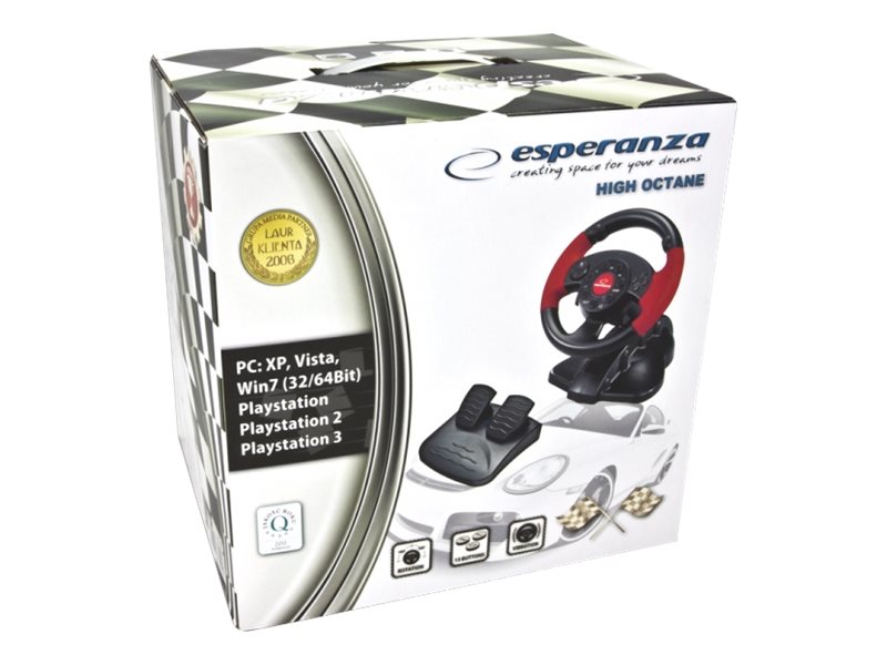 Esperanza Rat og pedalsæt PC Sony PlayStation 2 Sony PSX Sony PlayStation 3