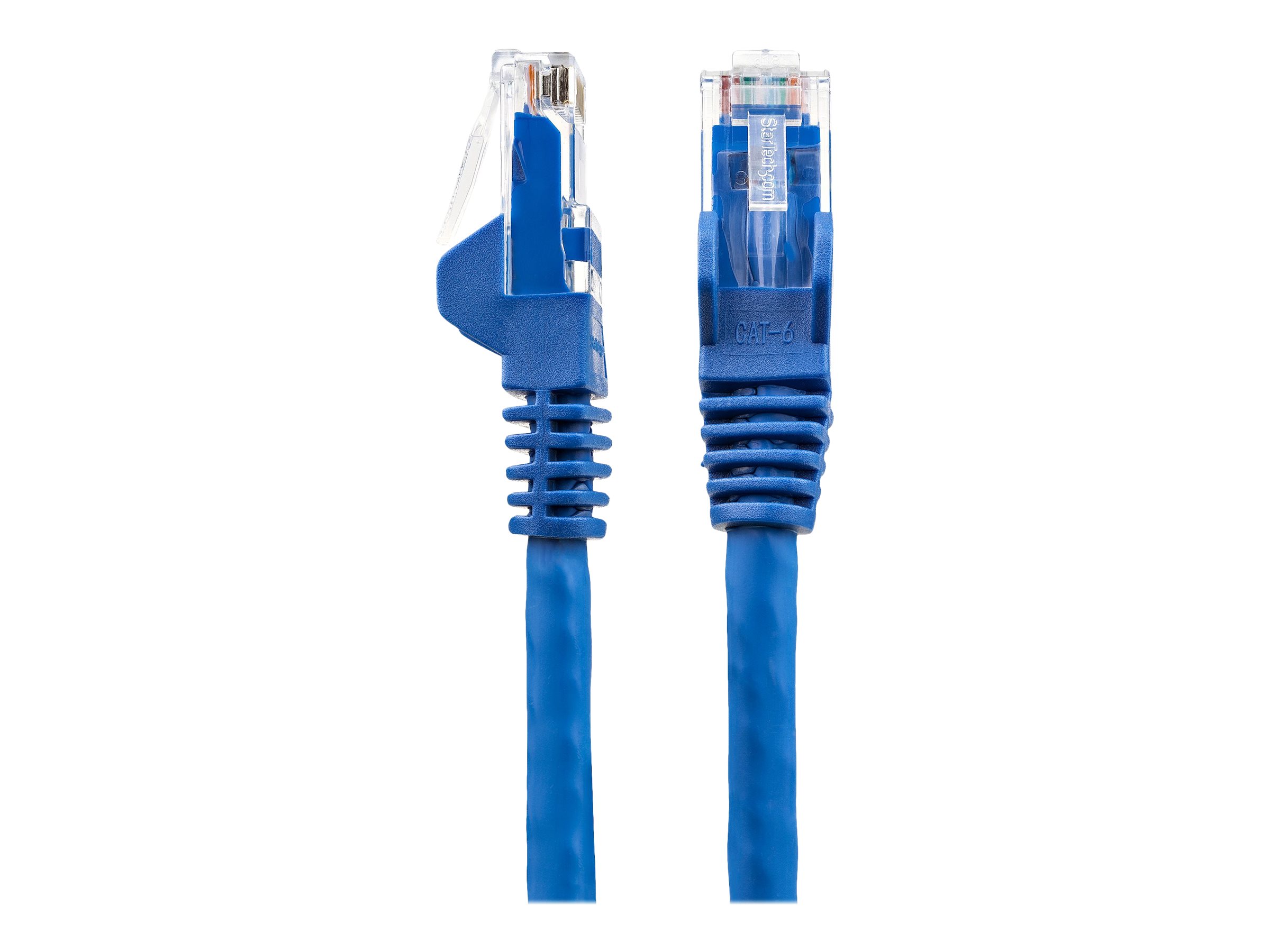 StarTech.com 2m LSZH CAT6 Cable, 10 Snagless RJ45 100W Network Patch Cord Strain Relief, CAT 6 10GbE UTP, Blue, Individually Tested/ETL, Low Smoke Zero Halogen - Category 6 - 24AWG (N6LPATCH2MBL) CAT 6 Ikke afskærmet parsnoet (UTP) 2m Patchkabel Blå