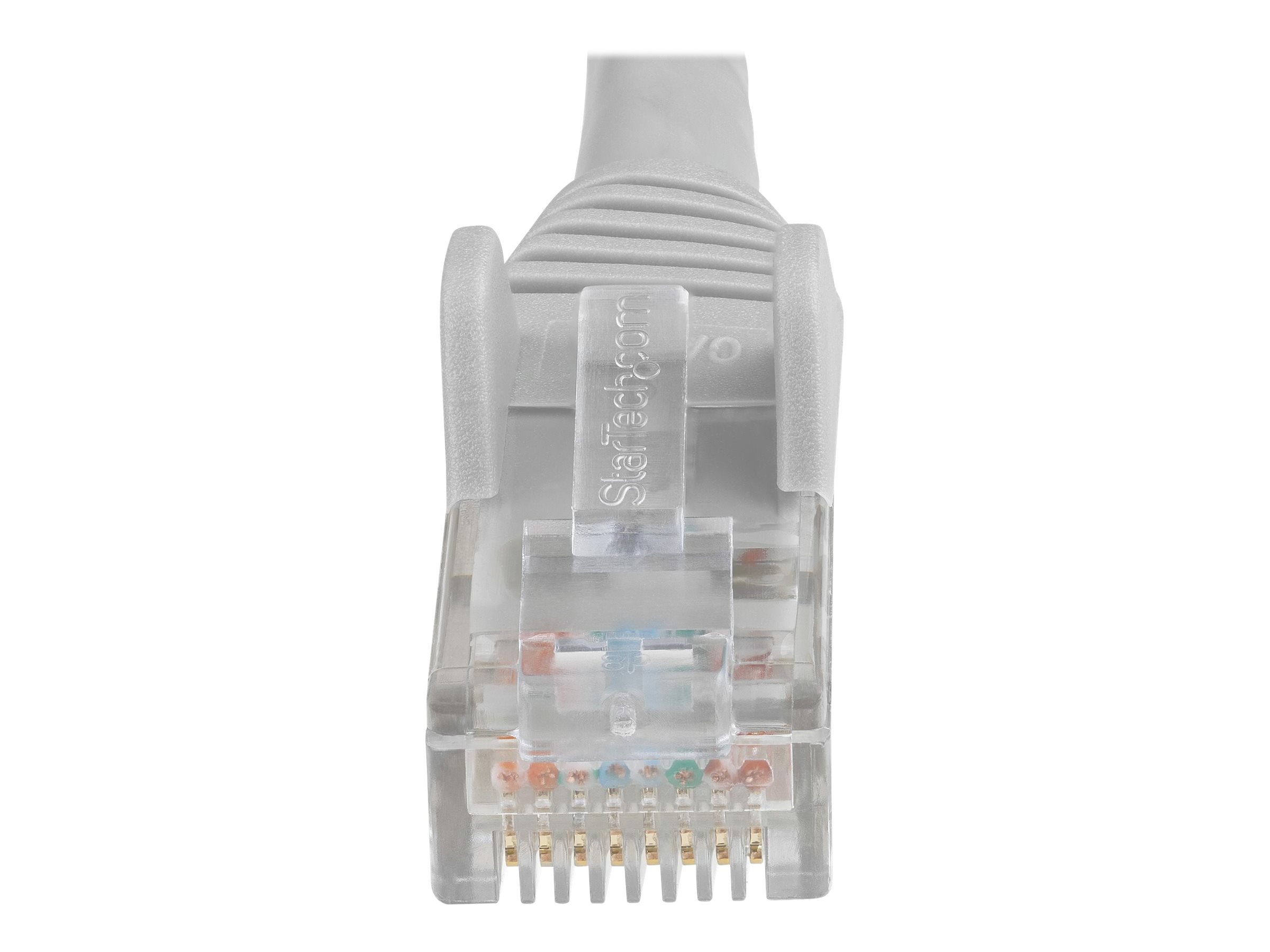 StarTech.com 3m LSZH CAT6 Ethernet Cable, 10 Gigabit Snagless RJ45 100W PoE Network Patch Cord with Strain Relief, CAT 6 10GbE UTP, Grey, Individually Tested/ETL, Low Smoke Zero Halogen - Category 6 - 24AWG (N6LPATCH3MGR) CAT 6 Ikke afskærmet parsnoet (UT