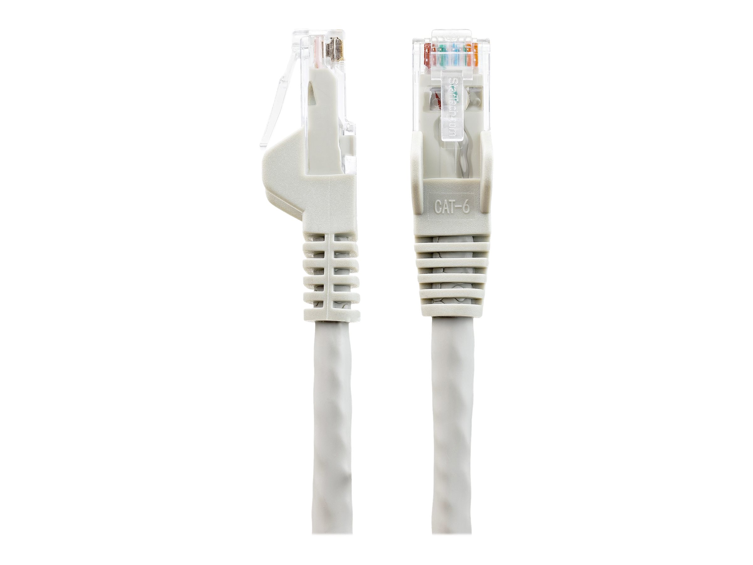 StarTech.com 1m LSZH CAT6 Ethernet Cable, 10 Gigabit Snagless RJ45 100W PoE Network Patch Cord with Strain Relief, CAT 6 10GbE UTP, Grey, Individually Tested/ETL, Low Smoke Zero Halogen - Category 6 - 24AWG (N6LPATCH1MGR) CAT 6 Ikke afskærmet parsnoet (UT