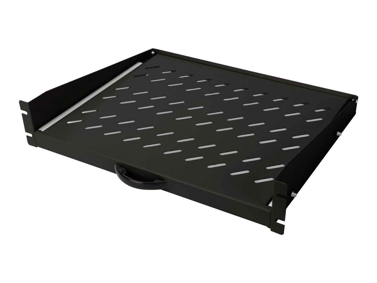 DIGITUS Professional DN-19-TRAY-2-450-SW Extendible Rackhylde Sort