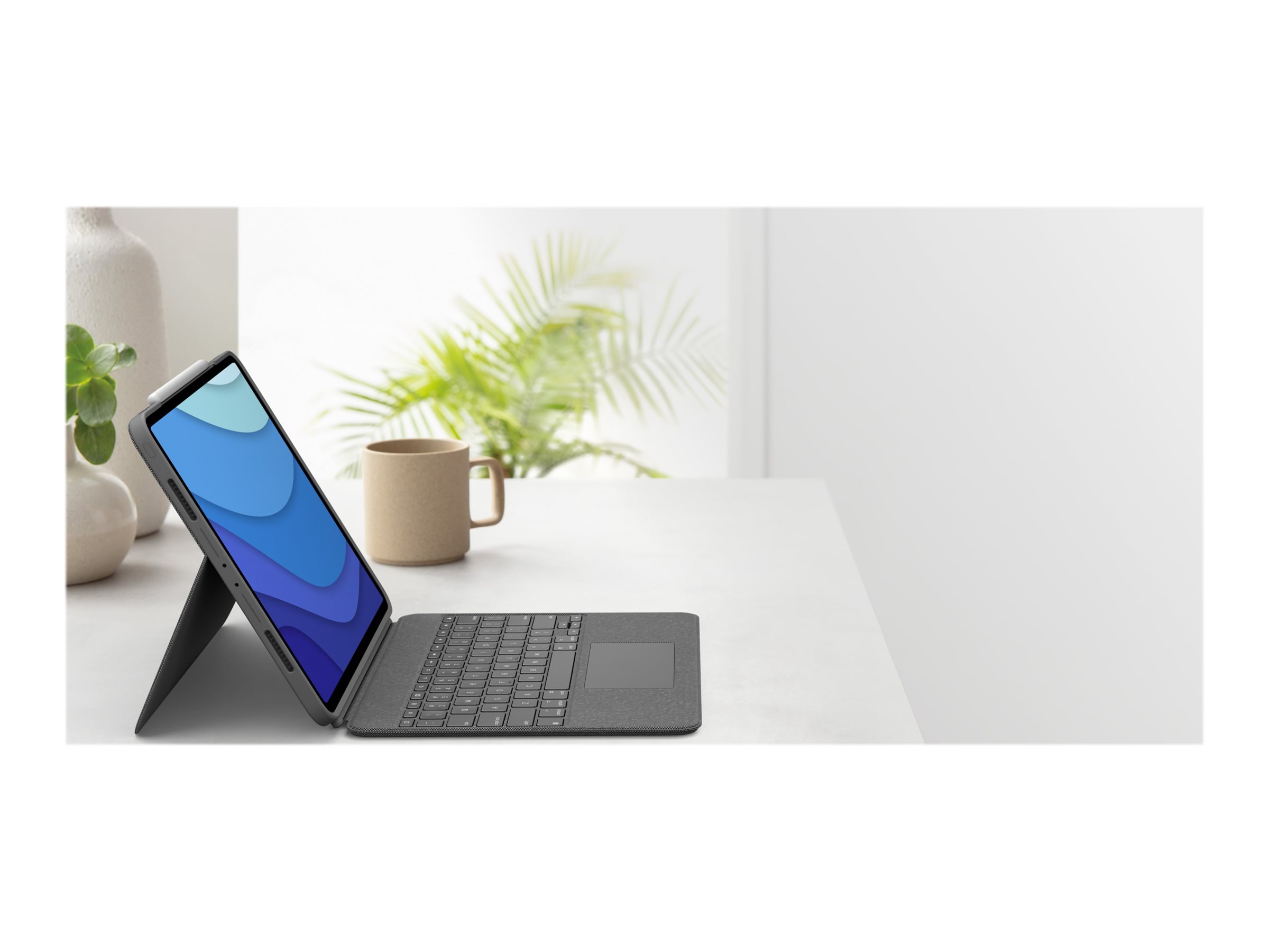 Logitech Combo Touch Tastatur og folio-kasse 16-niveau Kablet UK