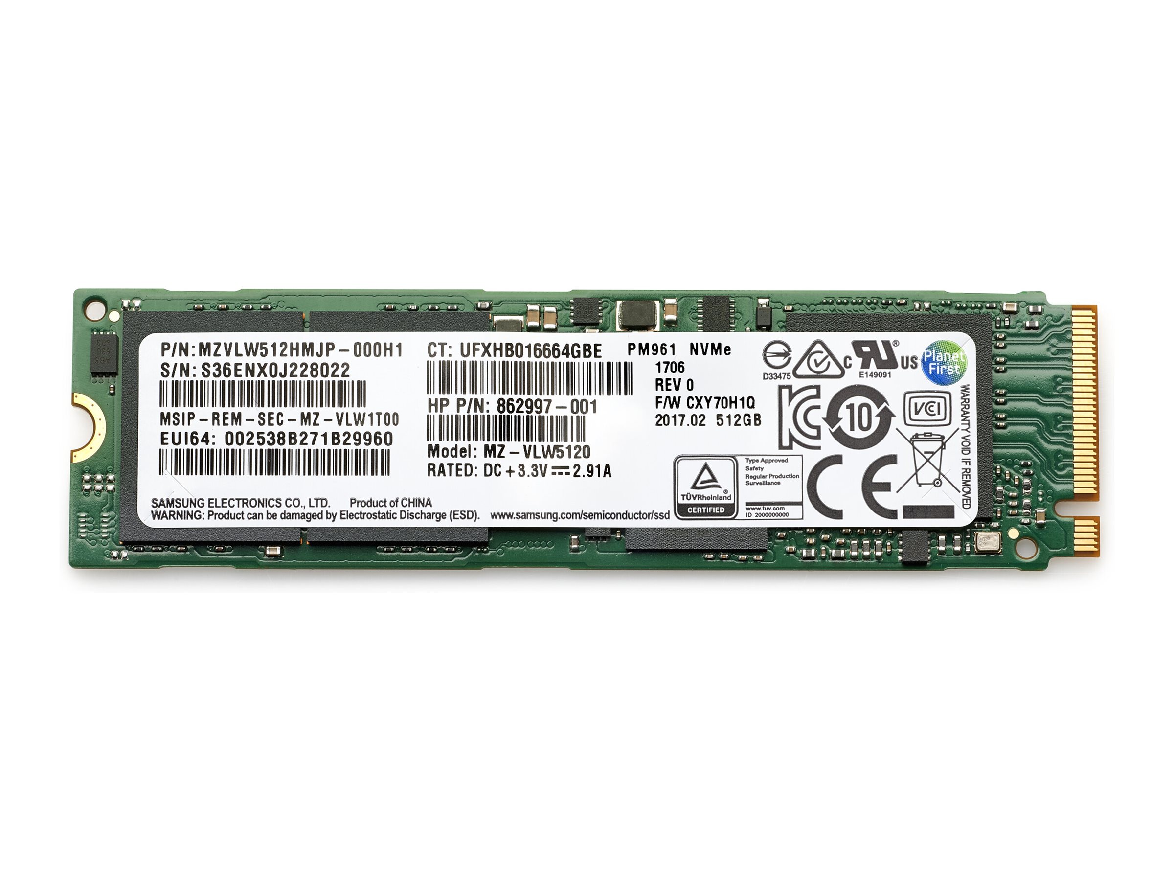 HP SSD 1TB M.2 PCI Express 4.0 x4 (NVMe)