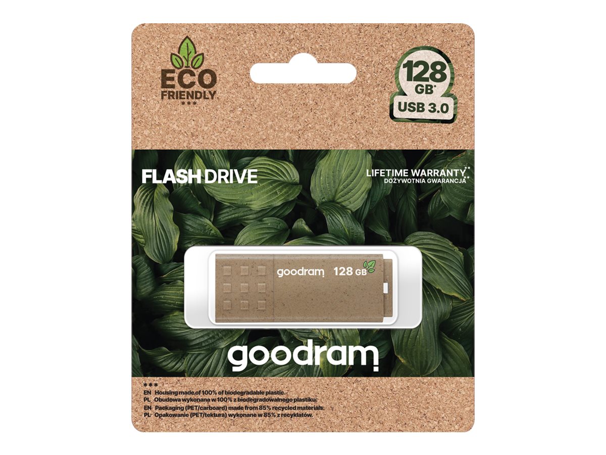 GOODRAM UME3 Eco Friendly 128GB USB 3.0 USB stick Beige