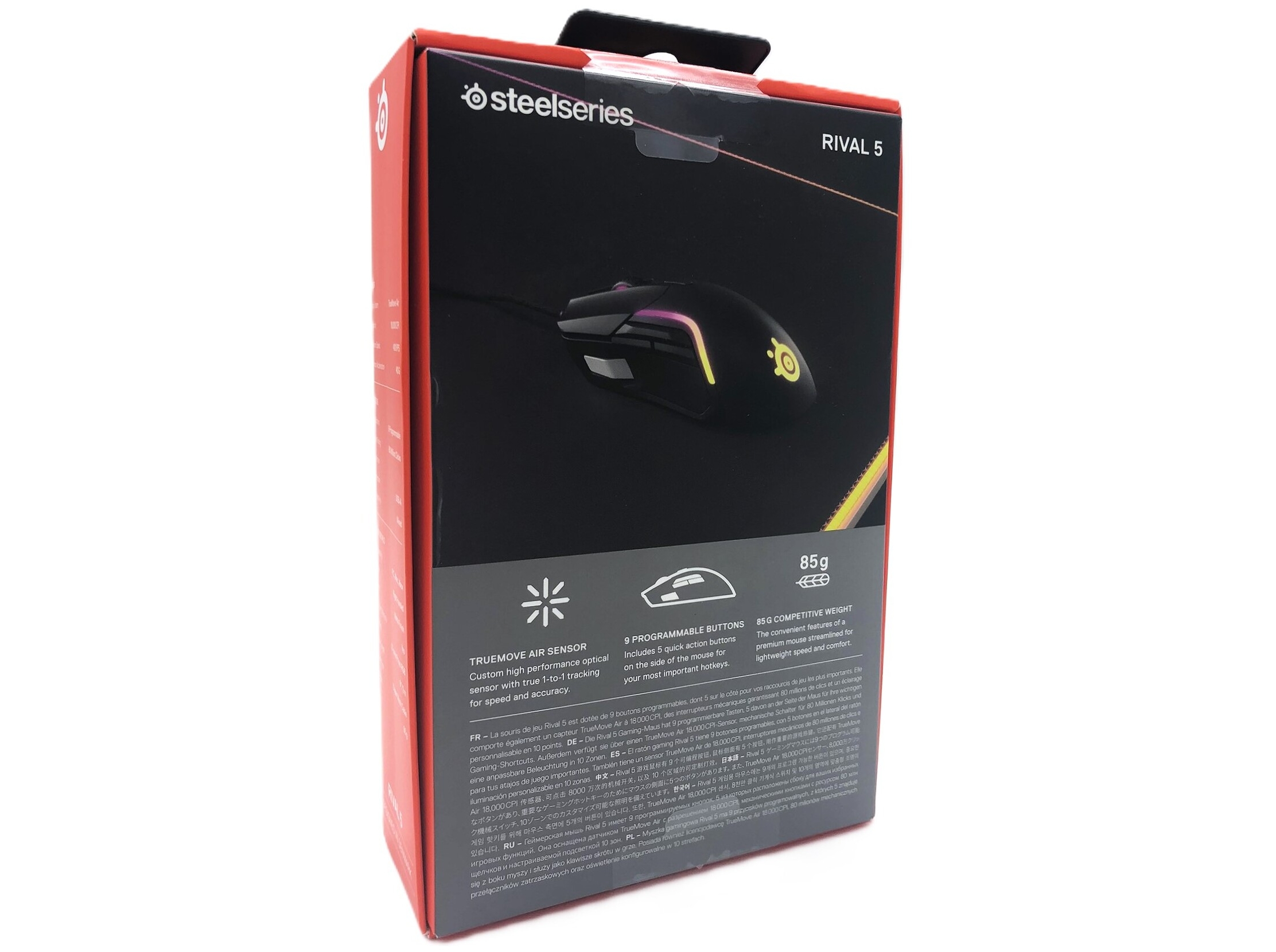 SteelSeries Rival 5 Sort Mus