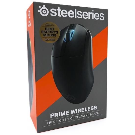 SteelSeries Wireless Pro Series PRIME WIRELESS Optisk Trådløs Sort
