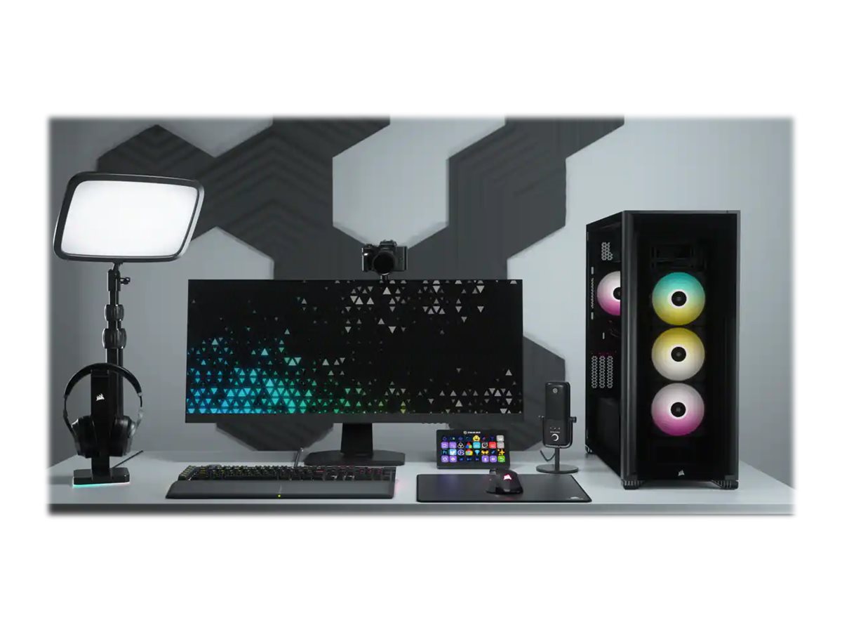 CORSAIR iCUE 7000X RGB Tower Udvidet ATX Sort