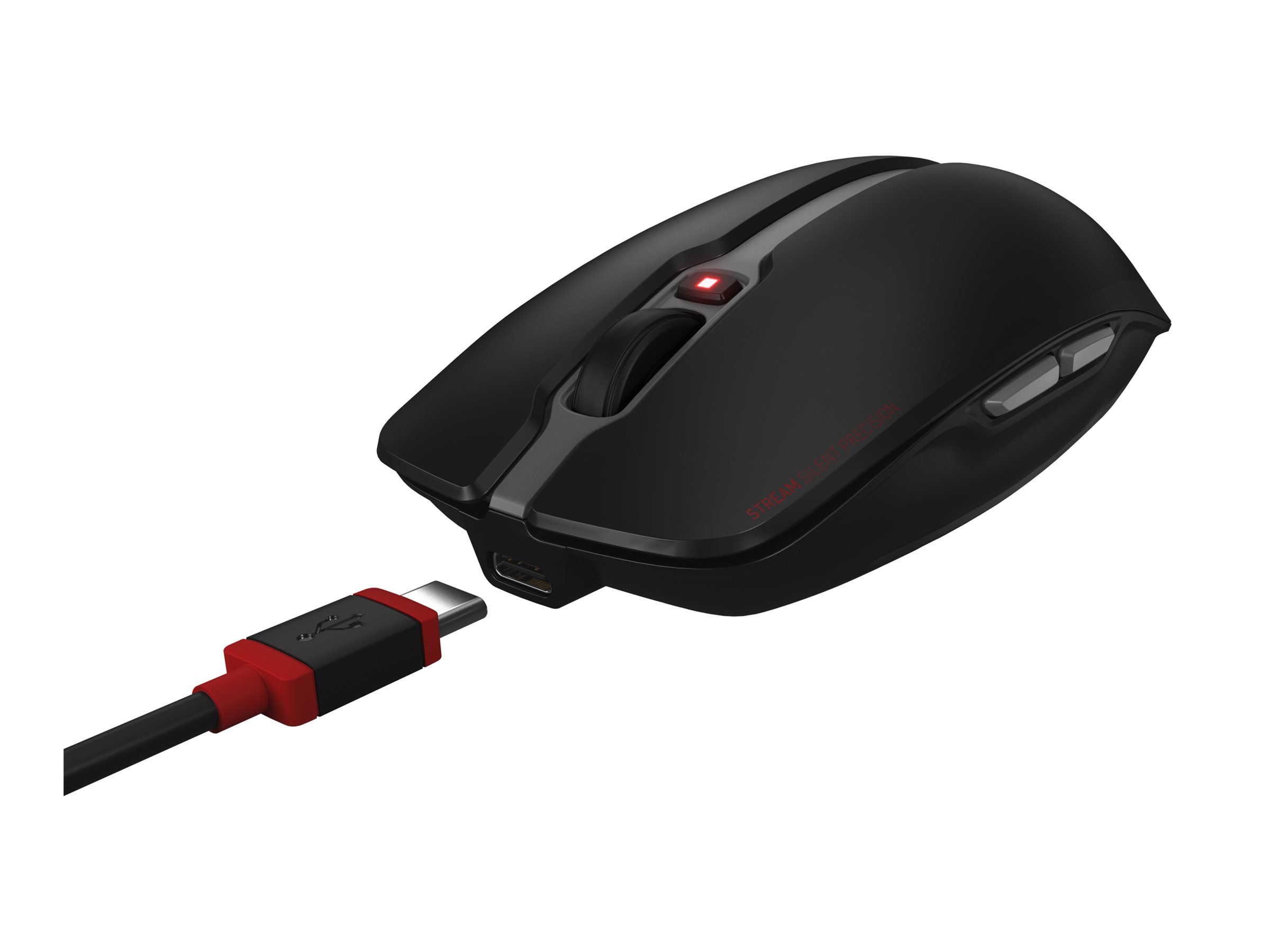 CHERRY STREAM DESKTOP RECHARGE Sæt med mus og tastatur Saks Trådløs USA med Euro-symbol
