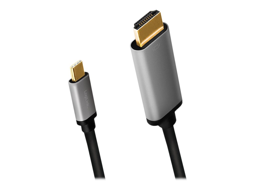 LogiLink Videoadapterkabel 1.8m Sort