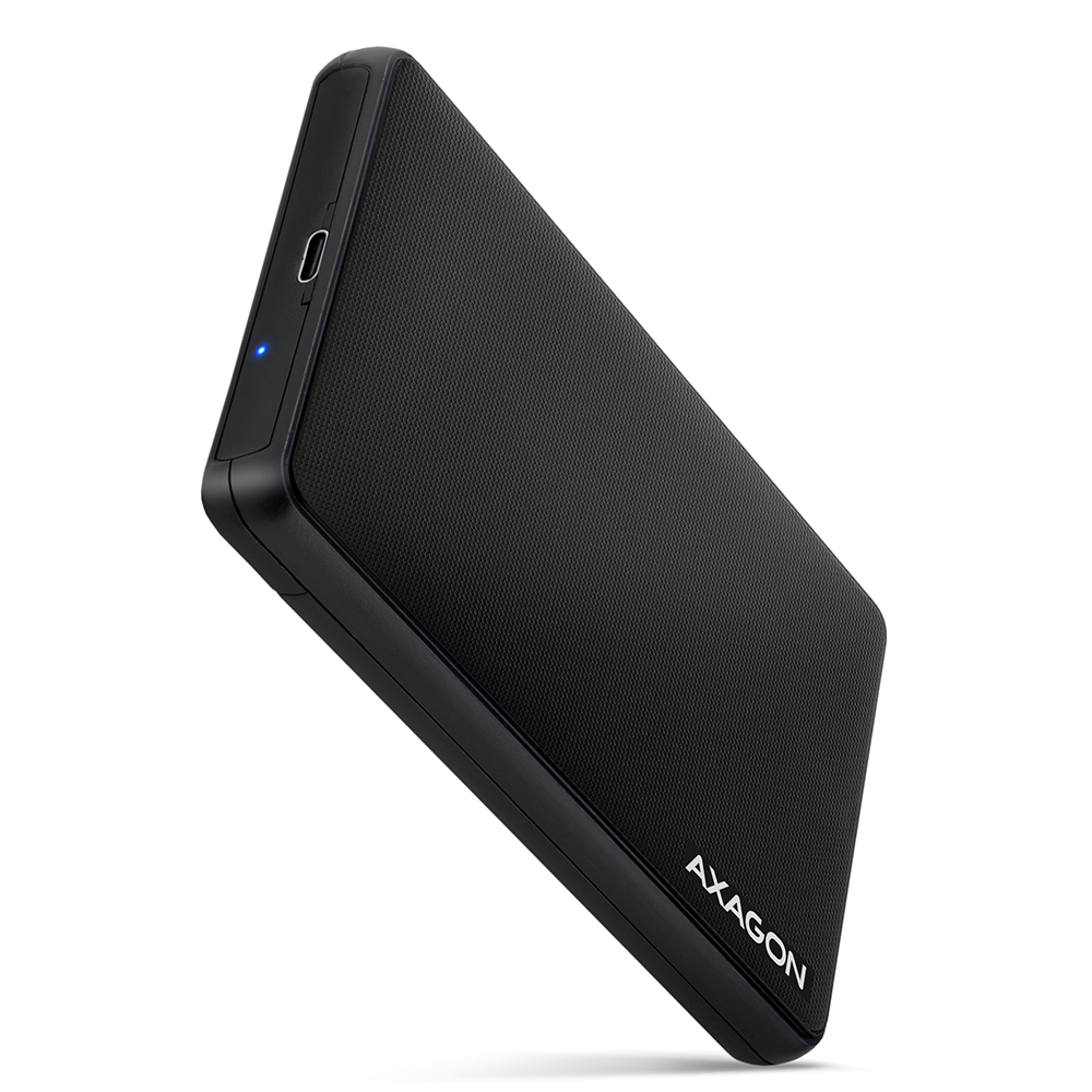 Axagon EE25-SLC drevkabinet HDD/SSD kabinet Sort 2.5