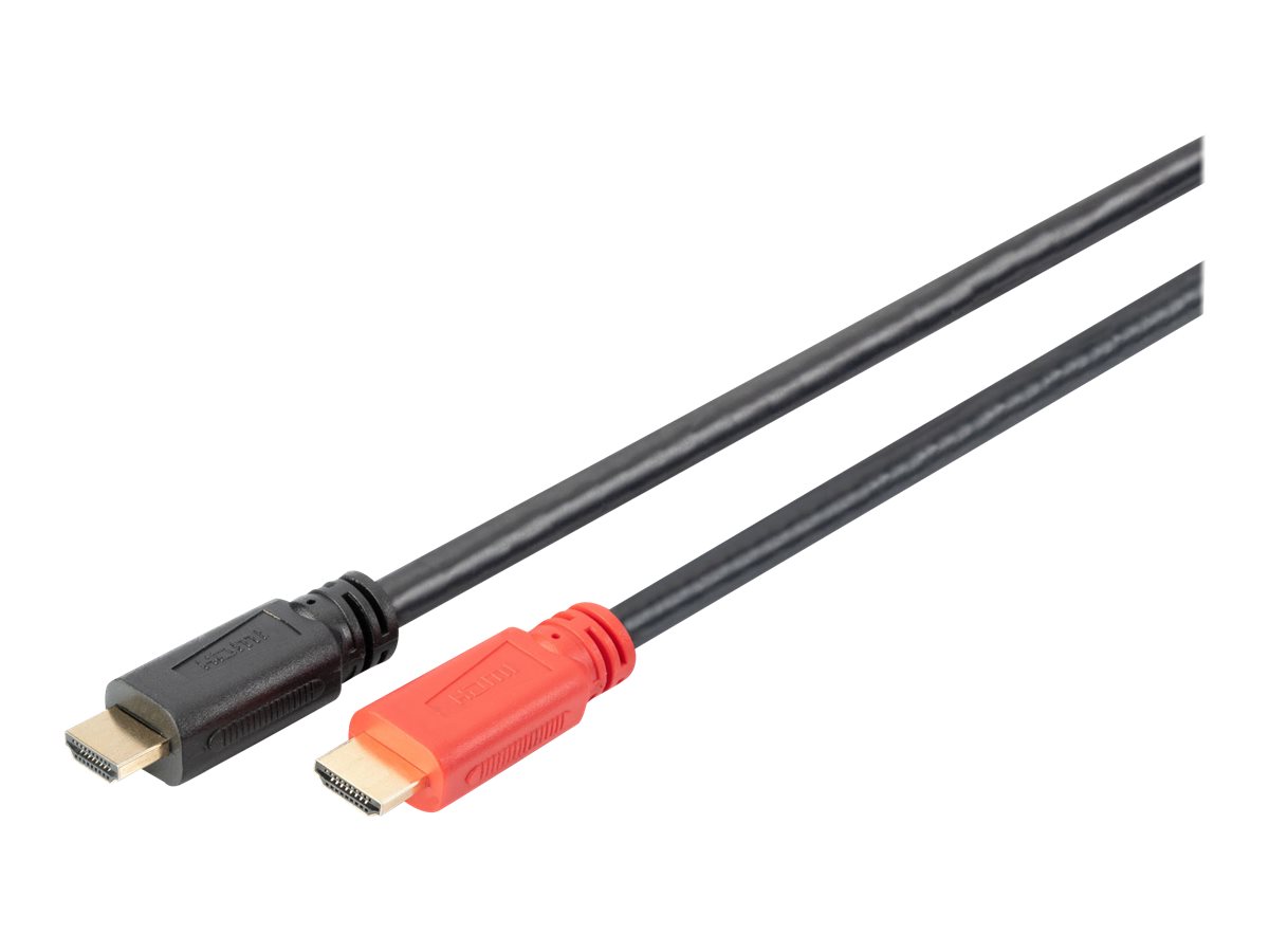 DIGITUS HDMI-kabel med Ethernet 10m Sort