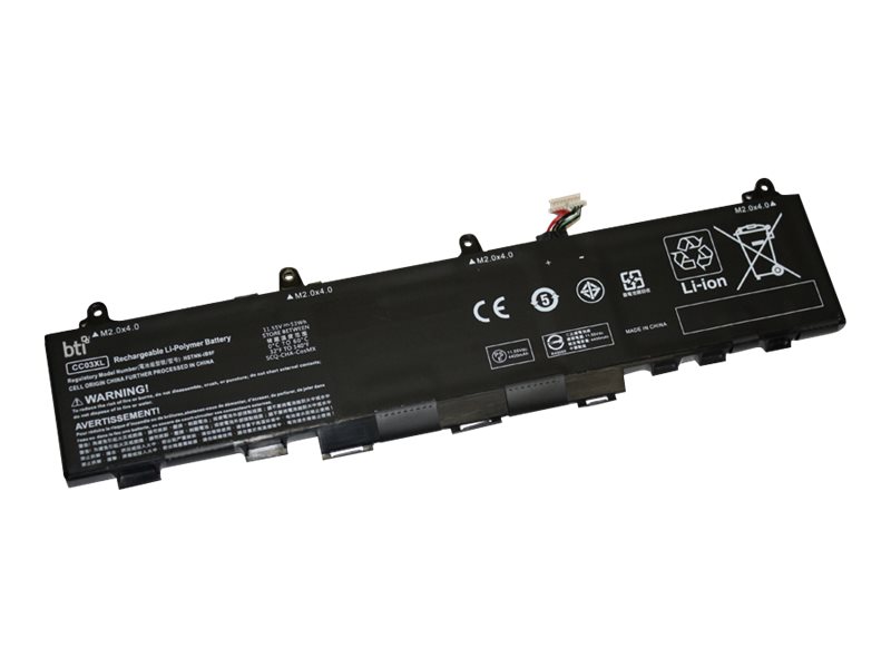 BTI Batteri til bærbar computer Litiumion