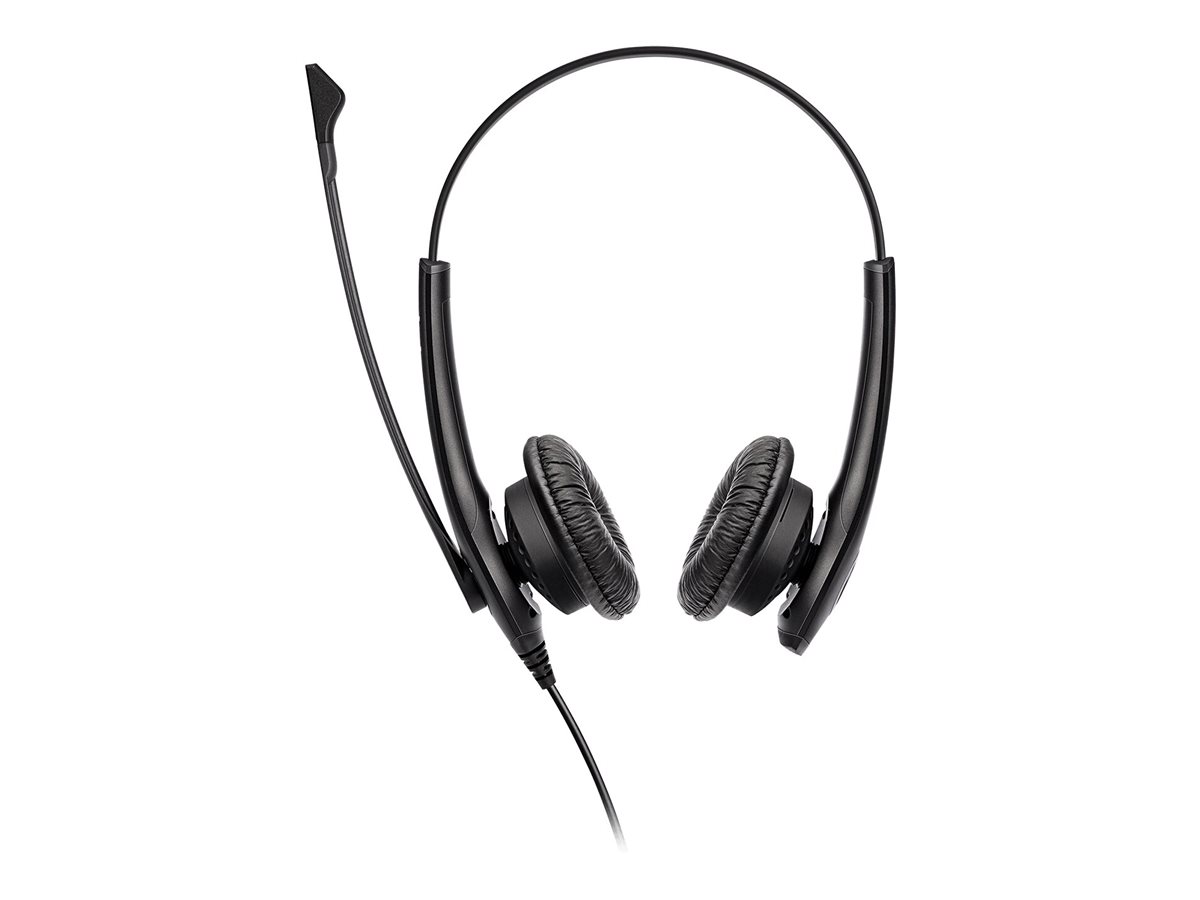 Jabra BIZ 1100 USB Duo Kablet Høretelefoner Sort