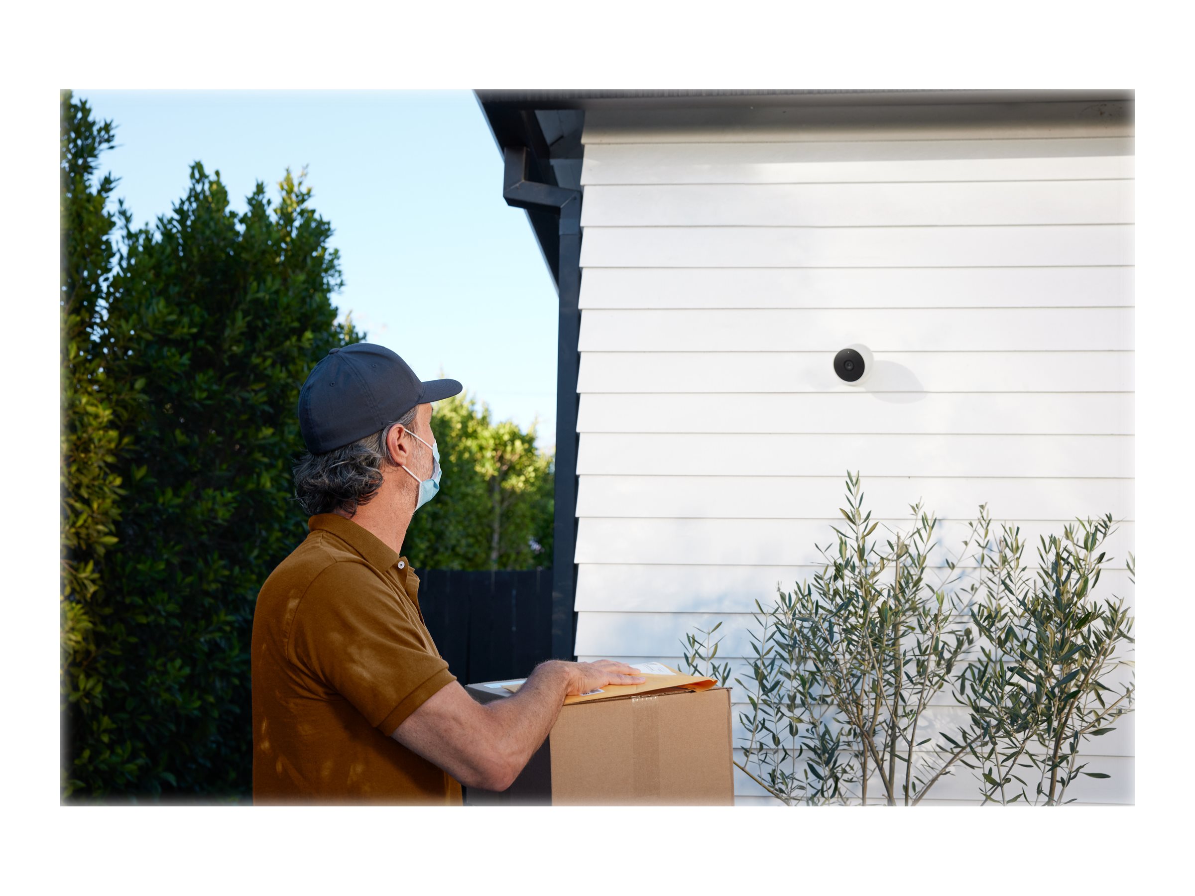 Google Nest Cam Netværksovervågningskamera Udendørs Indendørs 1920 x 1080