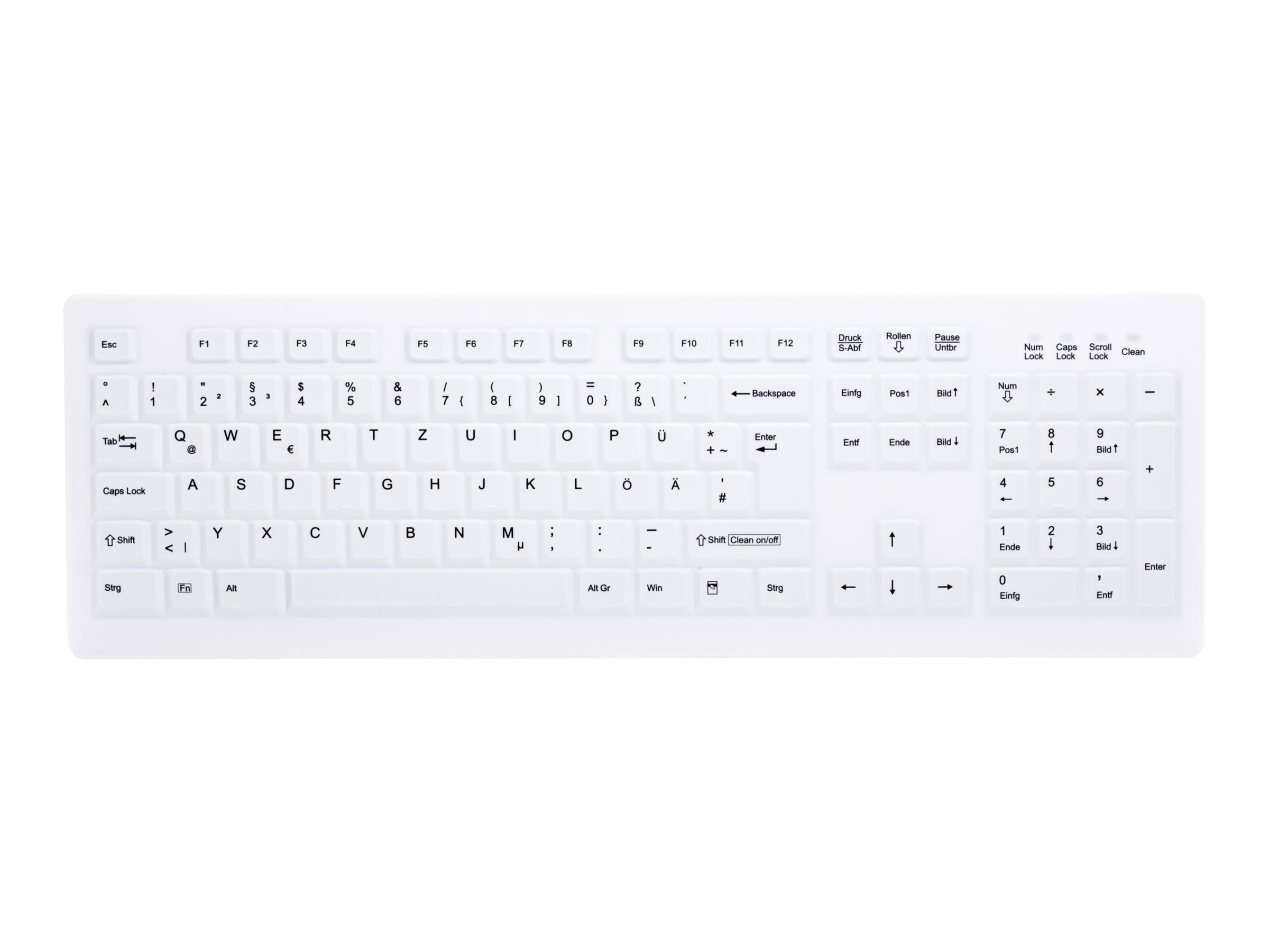 Active Key AK-C8100F Tastatur Trådløs Tysk