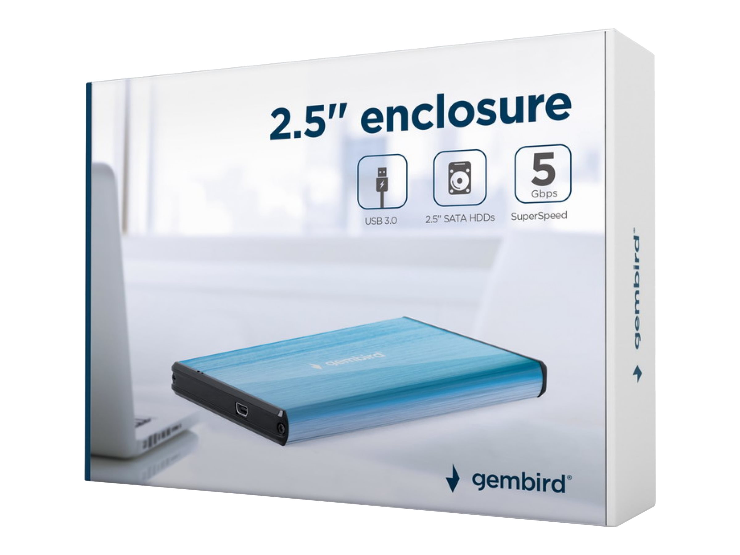 Gembird Ekstern Lagringspakning USB 3.0 SATA