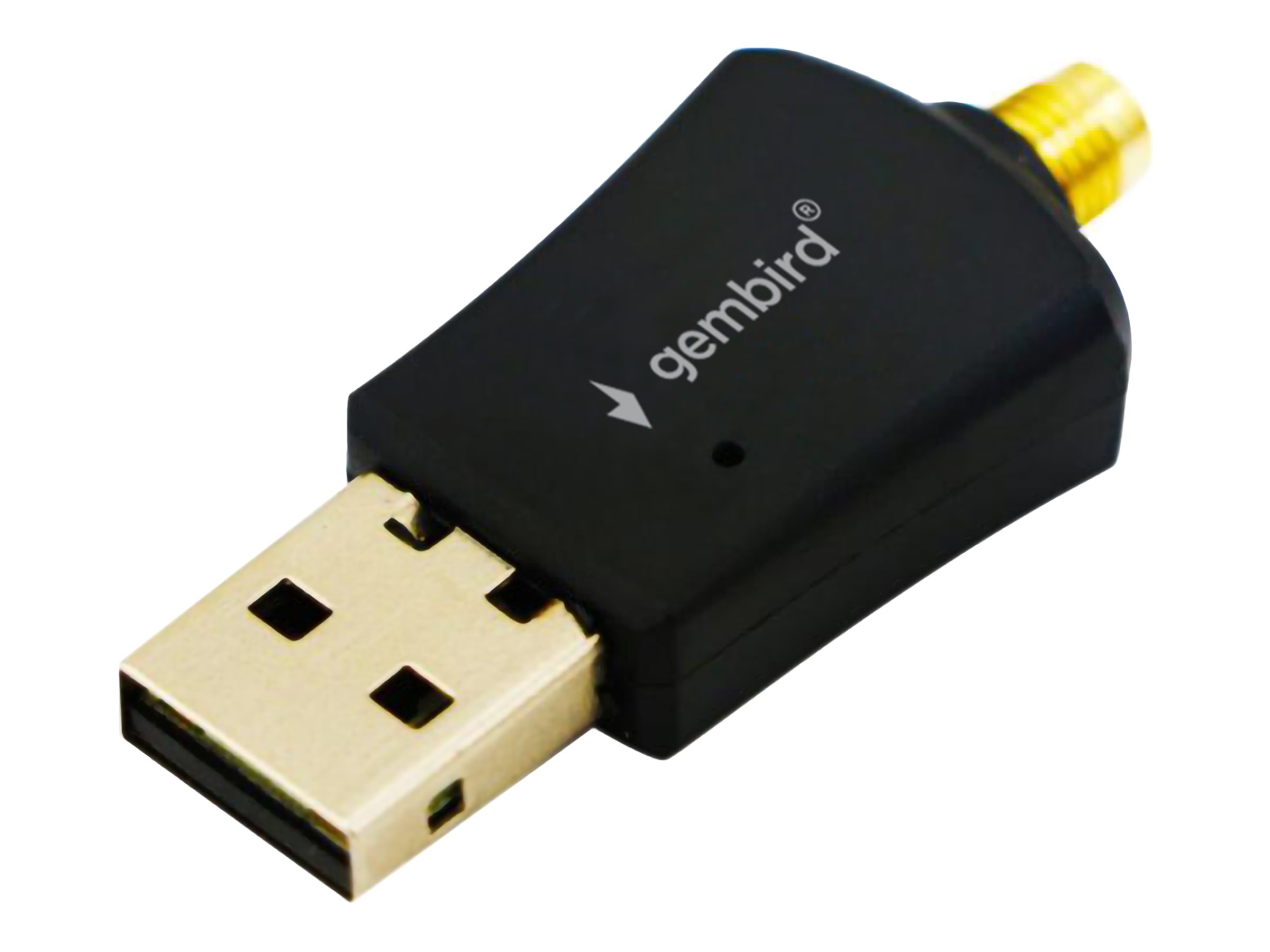 Gembird WNP-UA300P-02 HIGH POWER Netværksadapter Trådløs Sort