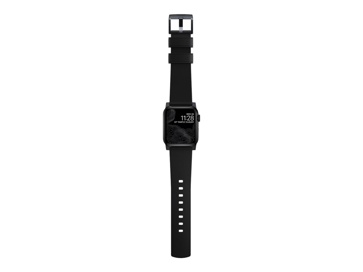 Nomad Urrem Smart watch Sort FKM-gummi Heinen Leather PVD-belægning 316 kvalitet rustfrit stål