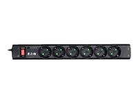 Eaton Protection Strip PS6TD Strømstødsbeskytter 6-stik 10A Sort