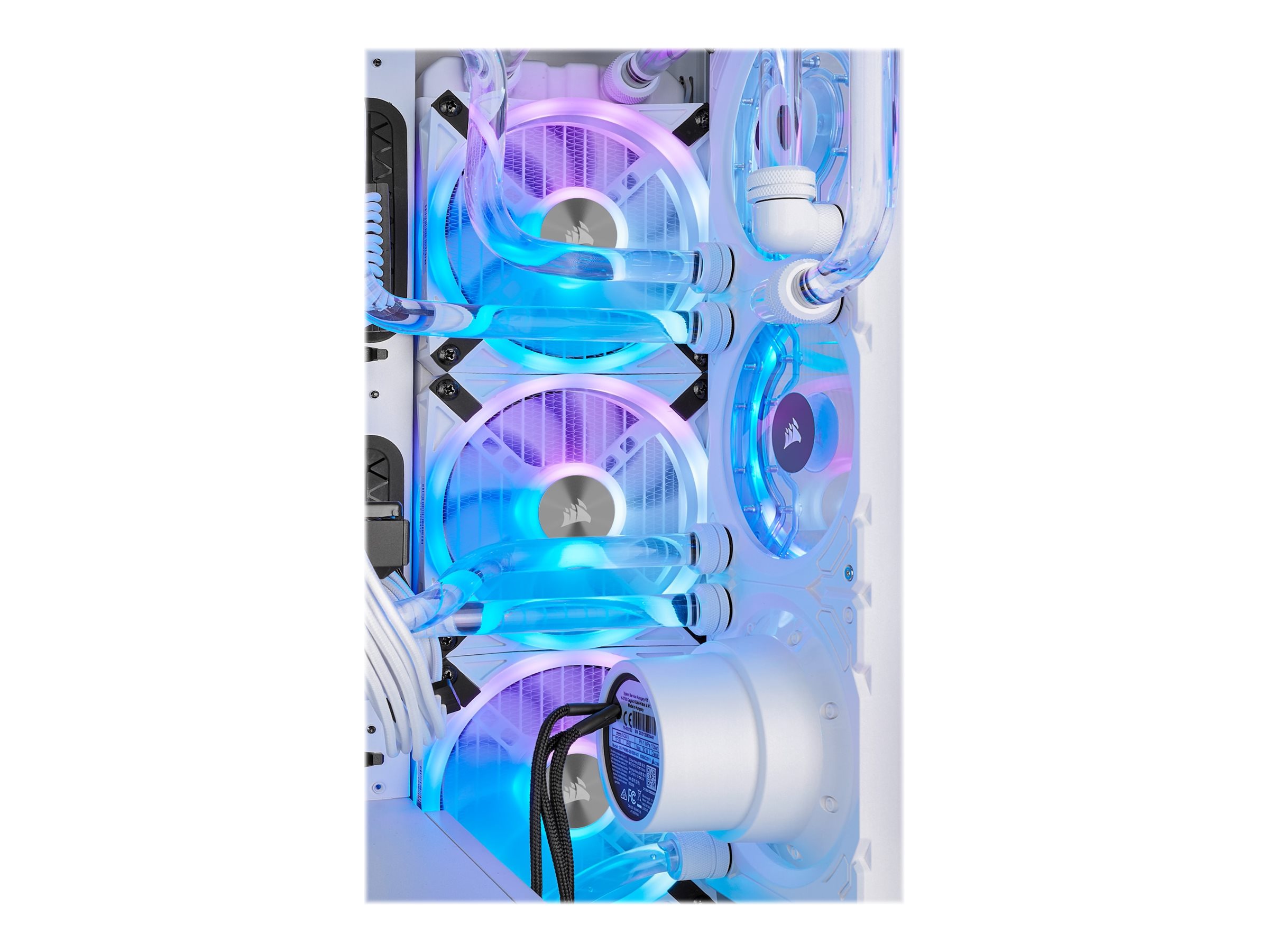 CORSAIR Hydro X Series XD7 RGB Pump/Reservoir Combo Pumpe og reservoir til flydende kølesystem 1-pack Hvid
