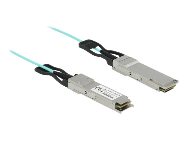 DeLOCK 5m Ethernet 40GBase-AOC kabel Akvamarin